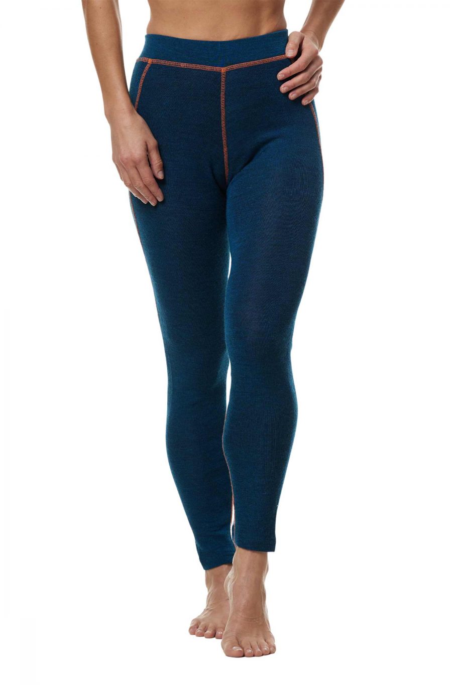 01313-1-petrol-orange-Thermo-Hose-St-Moritz-Damen-Herren-blau-thermo-regulierend-leicht-kein-kratzen-Alpaca-warm-winter Damen Royal Alpaka Leggings ST. MORITZ Thermowäsche petrol
