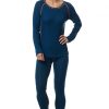 01313-5-petrol-orange-Thermo-Hose-St-Moritz-Damen-Herren-blau-thermo-regulierend-leicht-kein-kratzen-Alpaca-warm-winter Damen Royal Alpaka Leggings ST. MORITZ Thermowäsche petrol