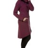 03219-04-Asi-Damen-Mantel-2019-brombeer-Alpaca Mantel Damen ASI gewalkt Alpaka Wolle asymmetrisch