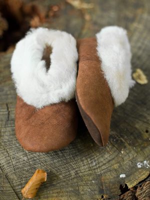 Alpaka Fellpantoffeln