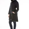 asi dunkelblau-02--15 Mantel Damen ASI gewalkt Alpaka Wolle asymmetrisch