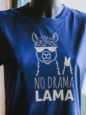 T-Shirt mit Lama Drama