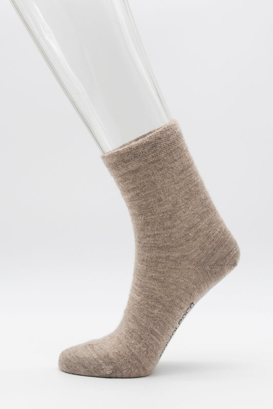 Alpaka Luxus Soft Socken beige