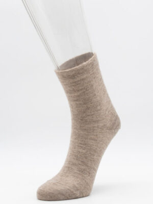 Alpaka Luxus Soft Socken beige