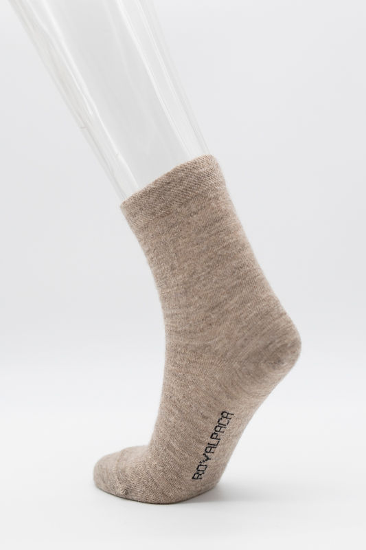 Alpaka Luxus Soft Socken beige