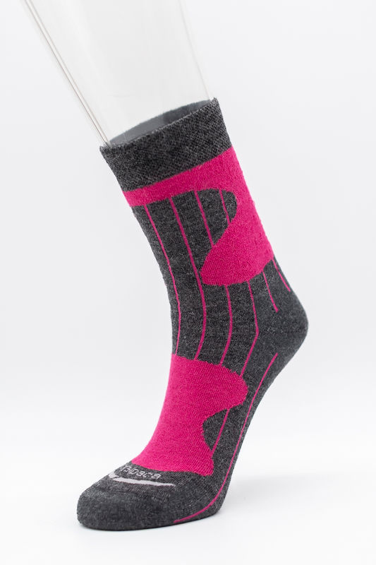 produkte12.0(c)dieSonne-017 Trekking / Outdoor Socken 70% Baby Alpaka pink