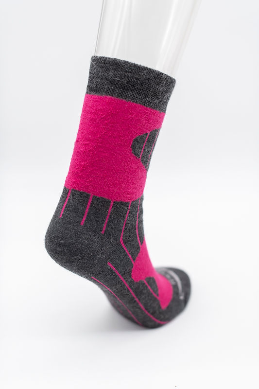 produkte12.0(c)dieSonne-019 Trekking / Outdoor Socken 70% Baby Alpaka pink