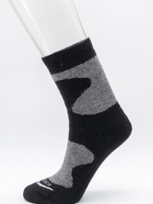 Trekking / Outdoor Socken 70% Baby Alpaka grau