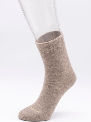 Alpaka Winter Luxus Soft Socken beige